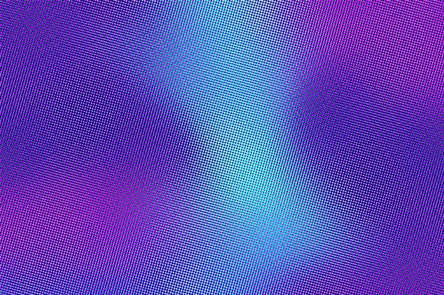 pantalla púrpura con cuadrados púrpuras y azules en el fondo