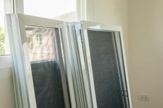 Foto pantallas de ventana de mosquitera protección contra insectos