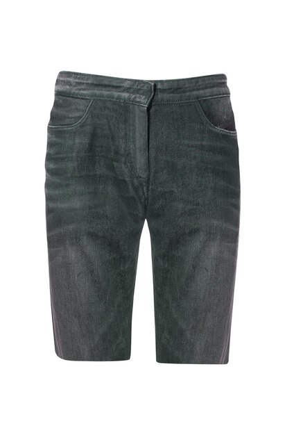 Pantalones cortos de jeans masculinos aislados