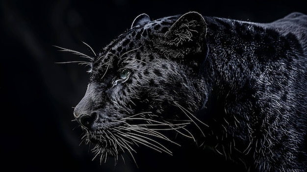 Una pantera negra es una variante melanística del leopardo común