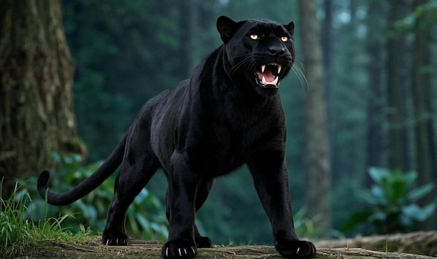 Pantera Negra en la jungla