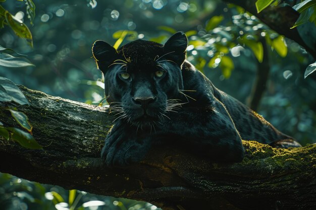 Foto la pantera negra mística