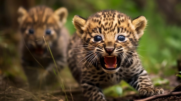 Panthera kotiya, cachorro de pantera