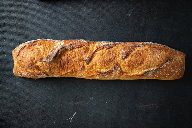 pão baguete pão macio pão fresco comida lanche na mesa cópia espaço comida fundo rústico