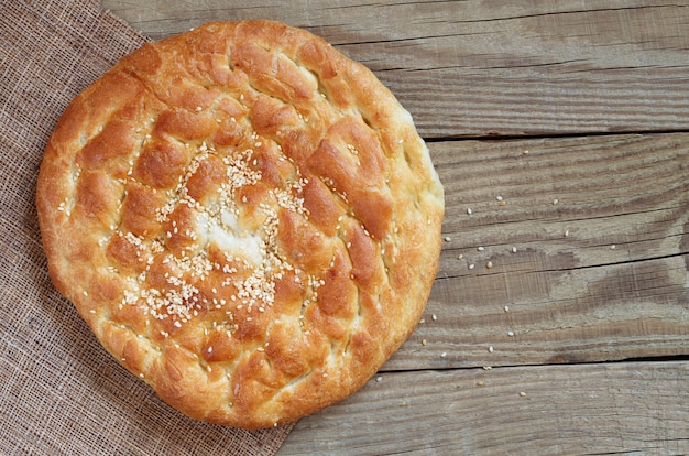 Pão branco tradicional turco