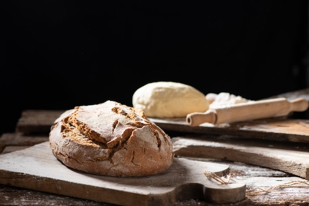 Pão caseiro de perto