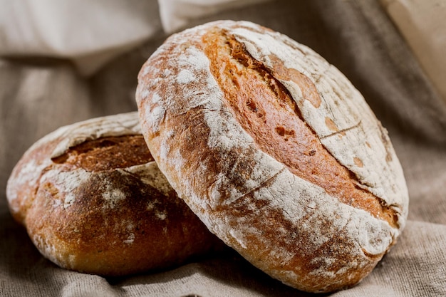 Pão caseiro Pão de fermento Pão integral de centeio