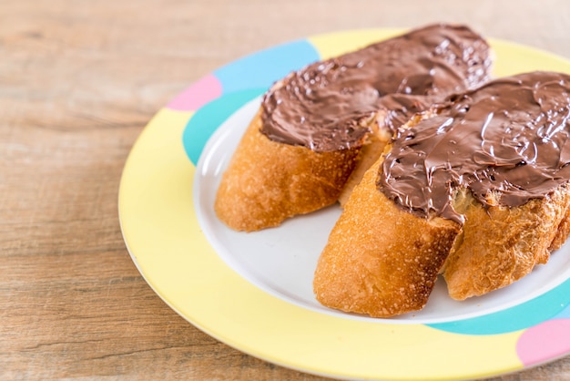 Foto pão com chocolate avelã