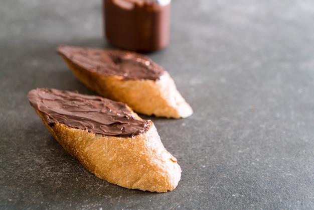 Pão com chocolate avelã