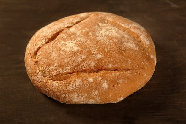 Pão com forma redonda