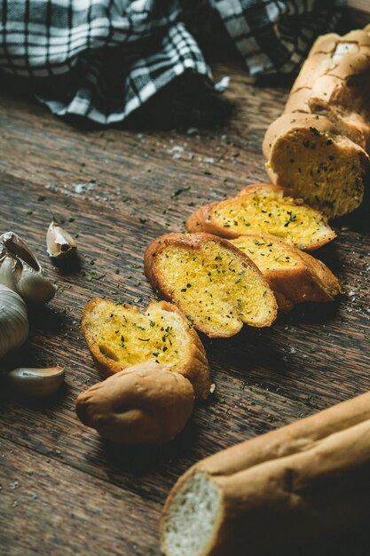 Foto pão de alho