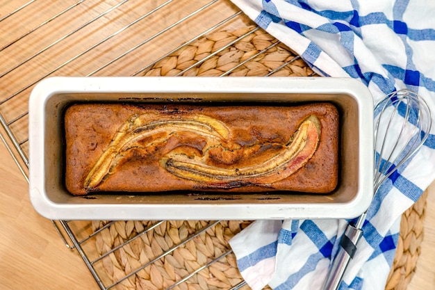 Pão de banana caseiro Nutrição adequada