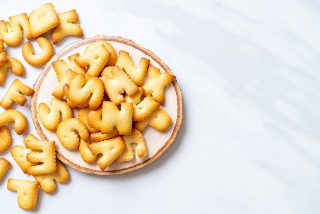 Pão de Biscoito Alfabeto