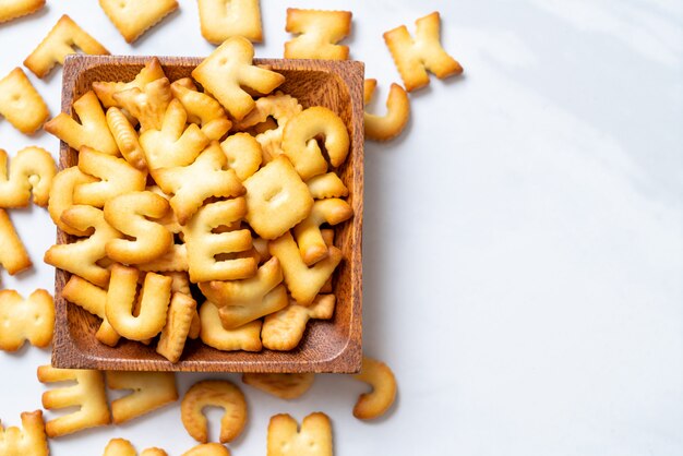 Pão de Biscoito Alfabeto