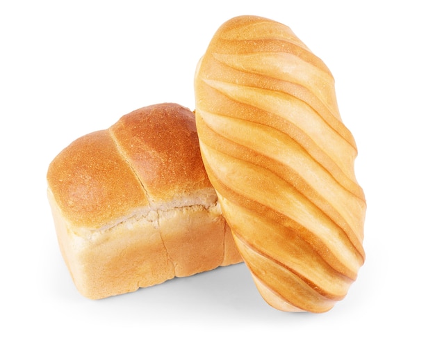 Pão de forma delicioso isolado