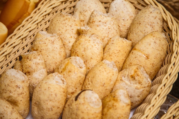 Pão de foto para o café da manhã do hotel