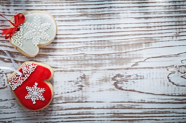 Pão de gengibre caseiro de natal