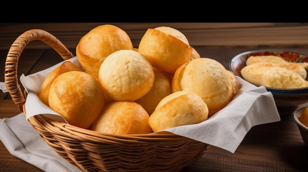 Pao de queijo köstliches und typisch brasilianisches Essen