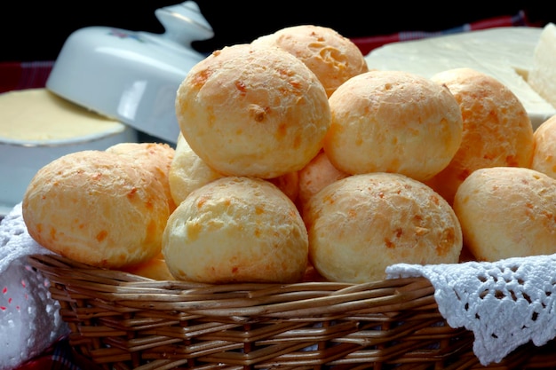 Foto pão de requeijão brasileiro