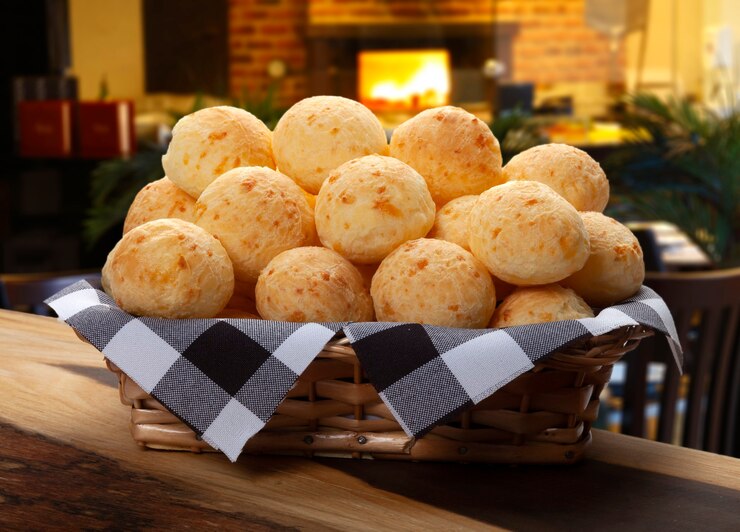Foto pão de requeijão brasileiro