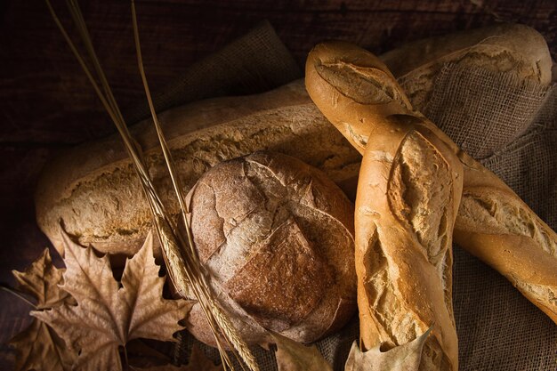 pão feito com farinhas orgânicas