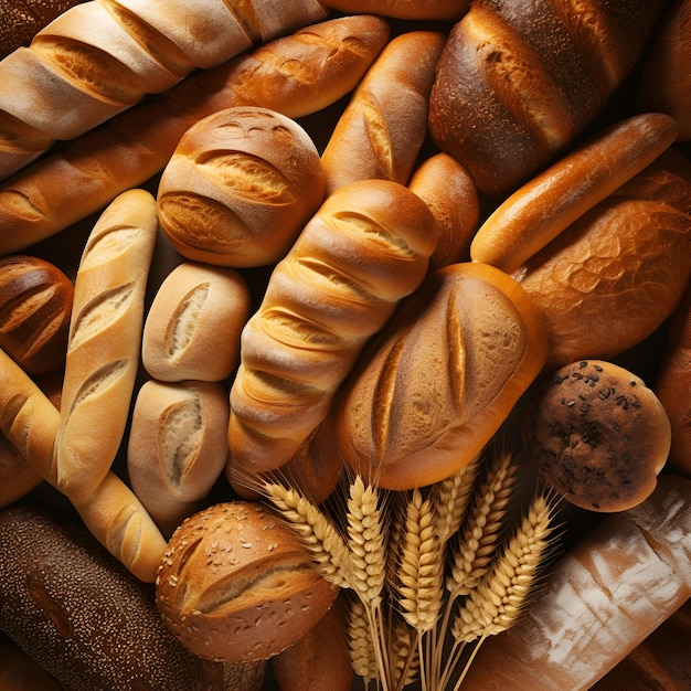 pão fundo produtos de panificação farinha produtos comida