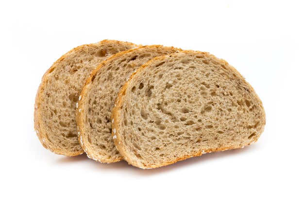 Pão isolado.