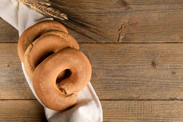 Pão seco clássico da Apúlia chamado freselle