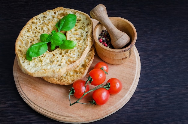 Pão seco italiano Friselle