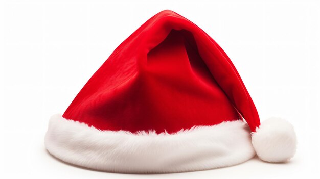 Papá Noel aislado en un fondo blanco