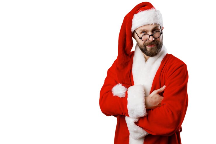 Papá Noel en estudio