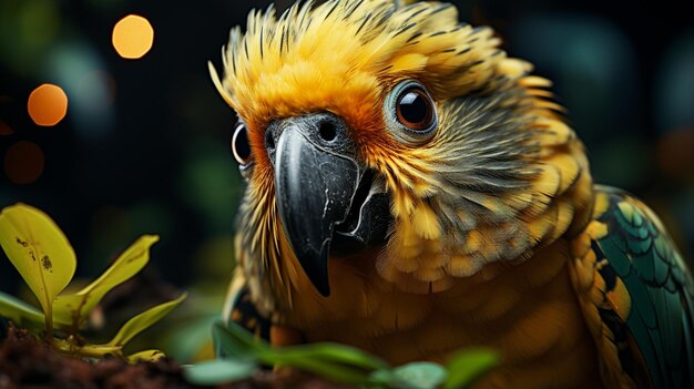 Foto papagaio pássaro flora fauna