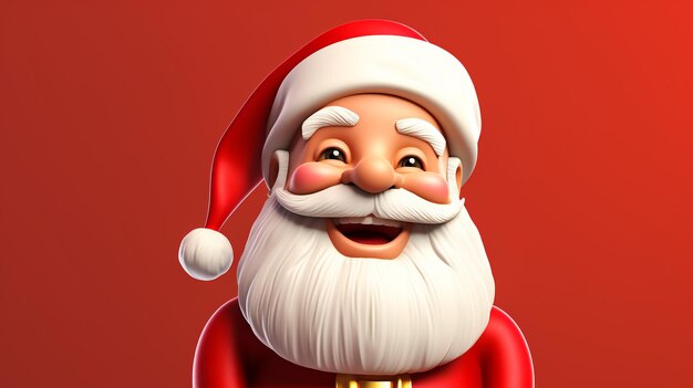 Foto papai noel em 3d