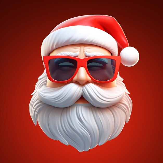 Foto papai noel em 3d