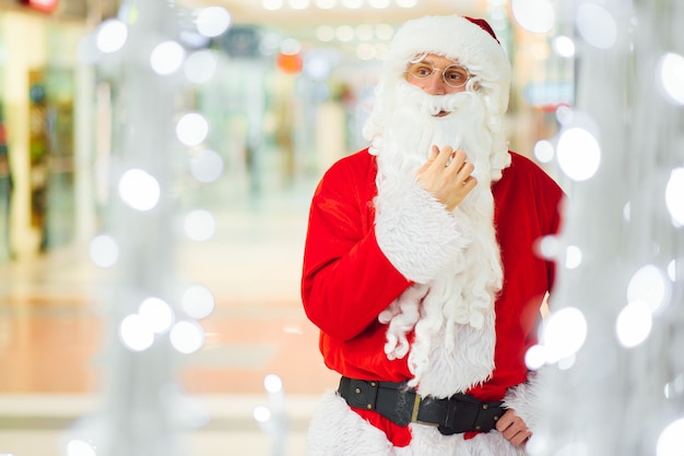 Papai Noel no saguão do shopping