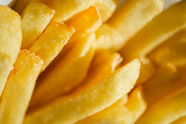 Papas fritas de cerca