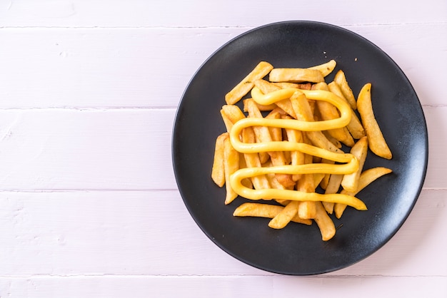 papas fritas con queso