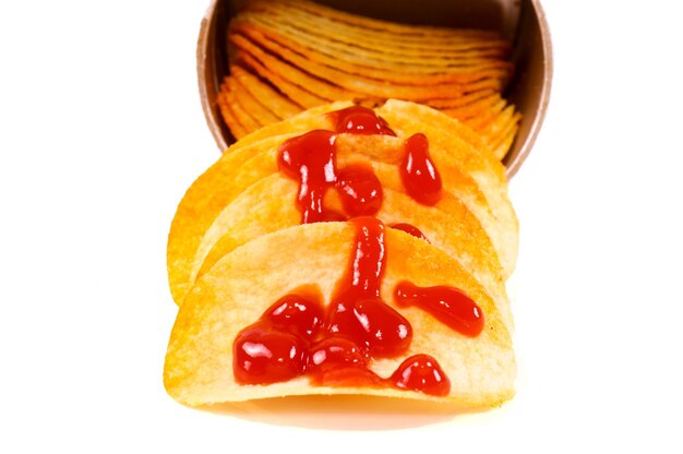 Las papas fritas sabrosas.