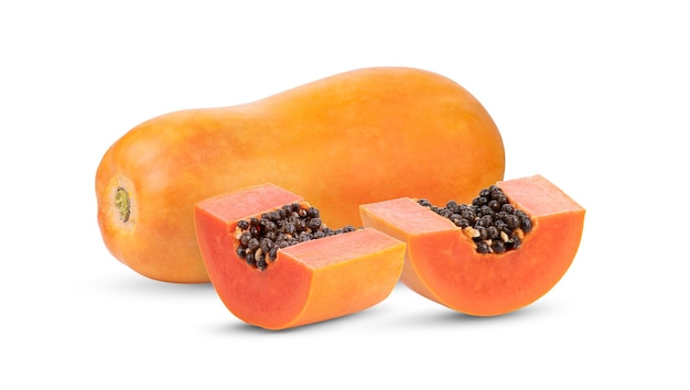 Papaya aislada