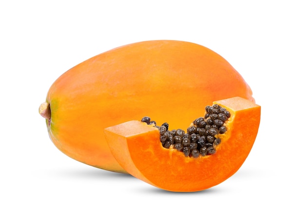 Papaya aislada