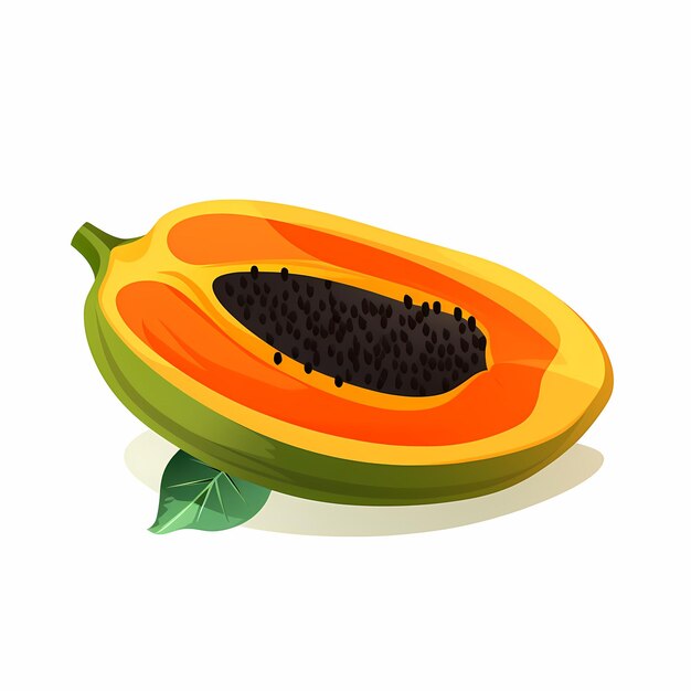 Papaya-Flat-Clipart