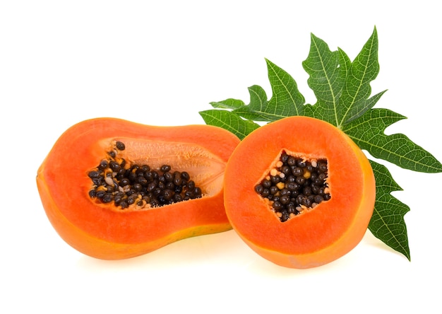 Papaya Früchte isoliert