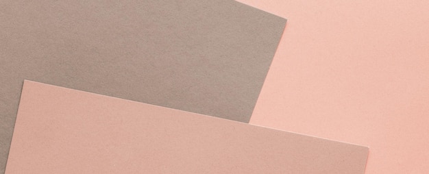 Papéis coloridos como fundo de branding e papel de carta