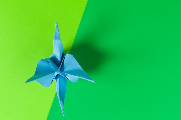 Foto papéis de origami close-up