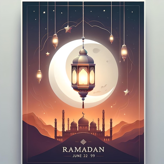 Papéis de parede de arte islâmica para o Ramadan