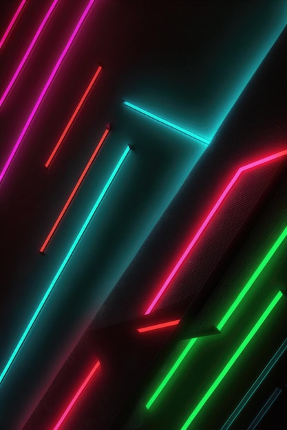 Papéis de parede de luzes de néon para iPhone