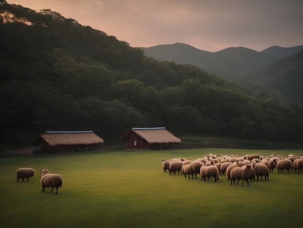 Papéis de parede de viagens na Coreia Marcos famosos da Coreia Vistas panorâmicas da Coreia do Sul Fundo de turismo coreano