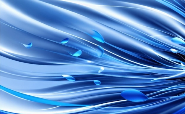 Papéis de parede gota de água gelada céu azul luz de fundo renderização speed1000
