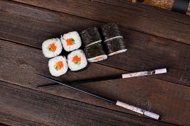 papéis de sushi japonês