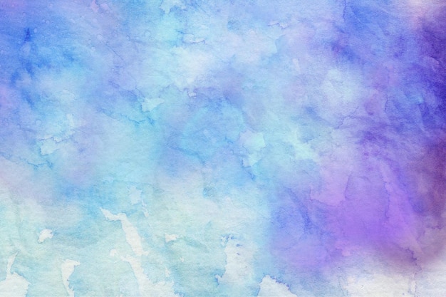 Papel de acuarela Fondo superficie artística pintada en acuarela